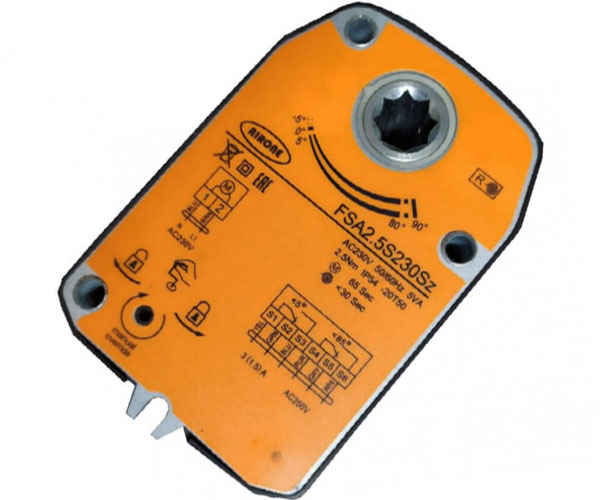 Электропривод AIRONE FSA2.5S24Sz с пружинным возвратом