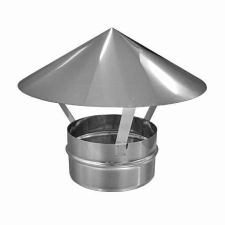 Зонт вентиляционный Ø400 оцинк. сталь