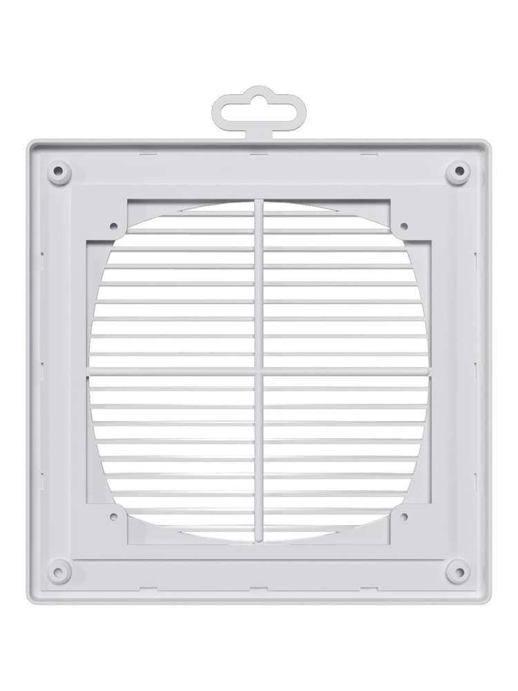 Решетка вентиляционная П разъемная 209х209 пластик ERA