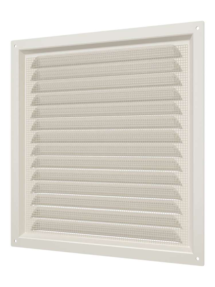 Решетка вентиляционная МЭ сетка 250х250 окрашенная сталь Ivory ERA