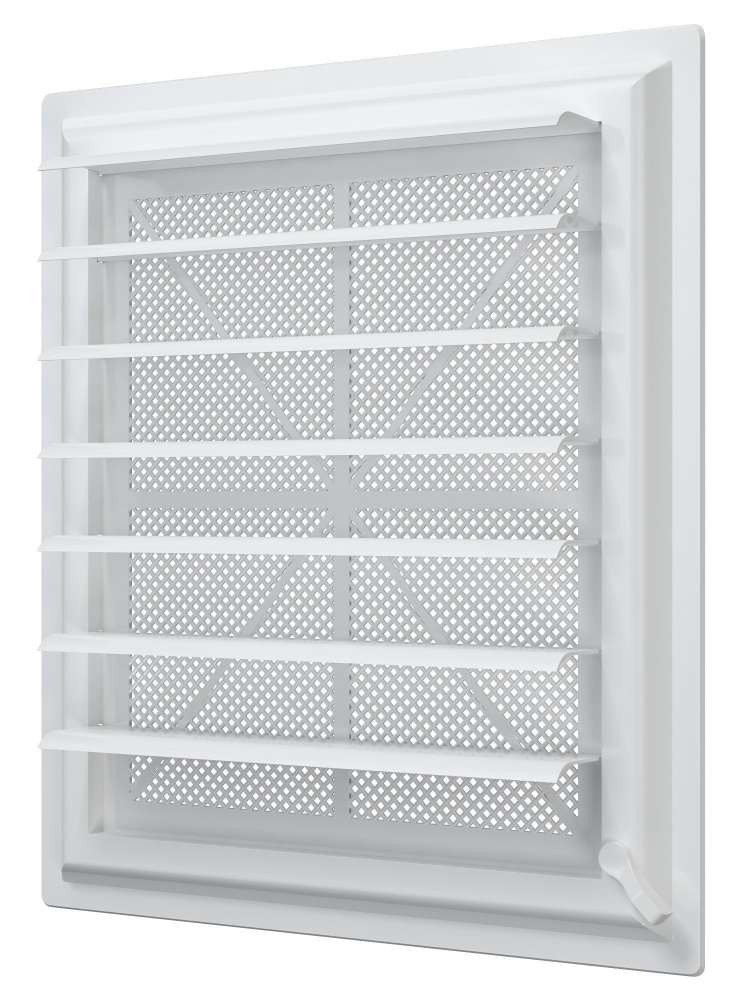 Решетка вентиляционная AIRVENT регулируемая жалюзи 349х399 пластик ERA