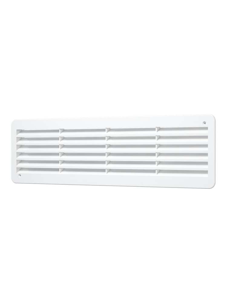 Решетка вентиляционная ДП фланец 432х117 переточная 450х131 пластик ERA