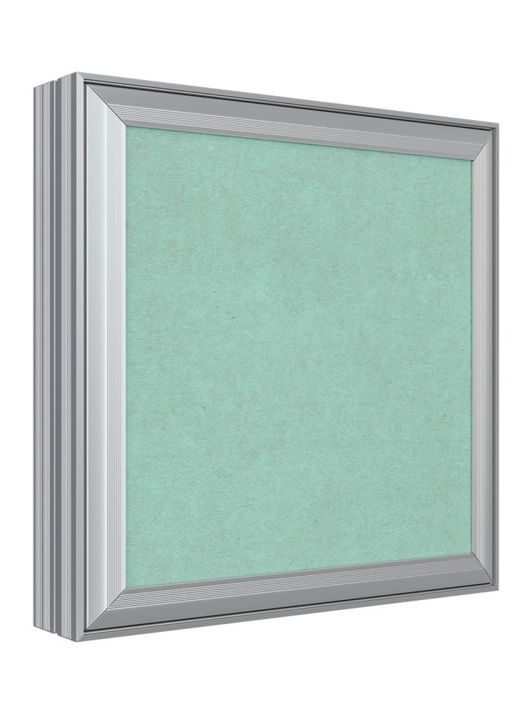 Люк ревизионный D C ERAmo Base 200х200 скрытый монтаж съемный алюминий EVECS