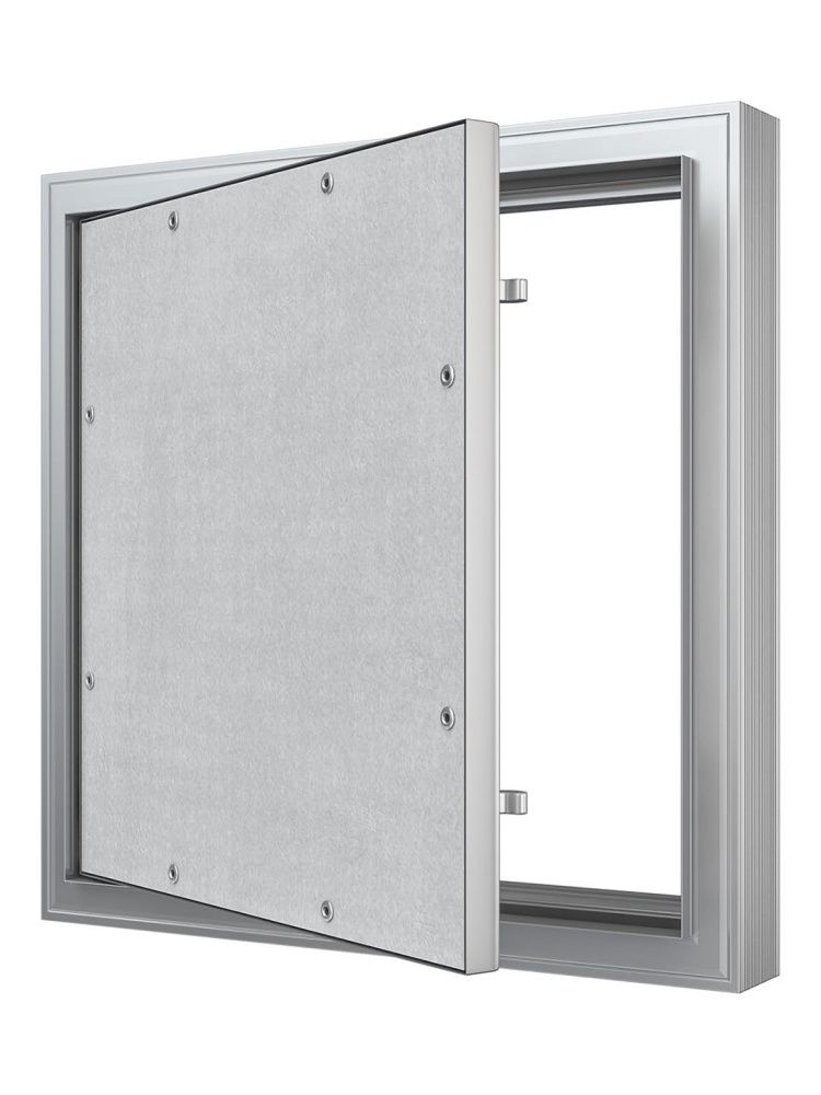Люк ревизионный D Ceramo Comfort 300х600 скрытый монтаж усиленная петля алюминий EVECS