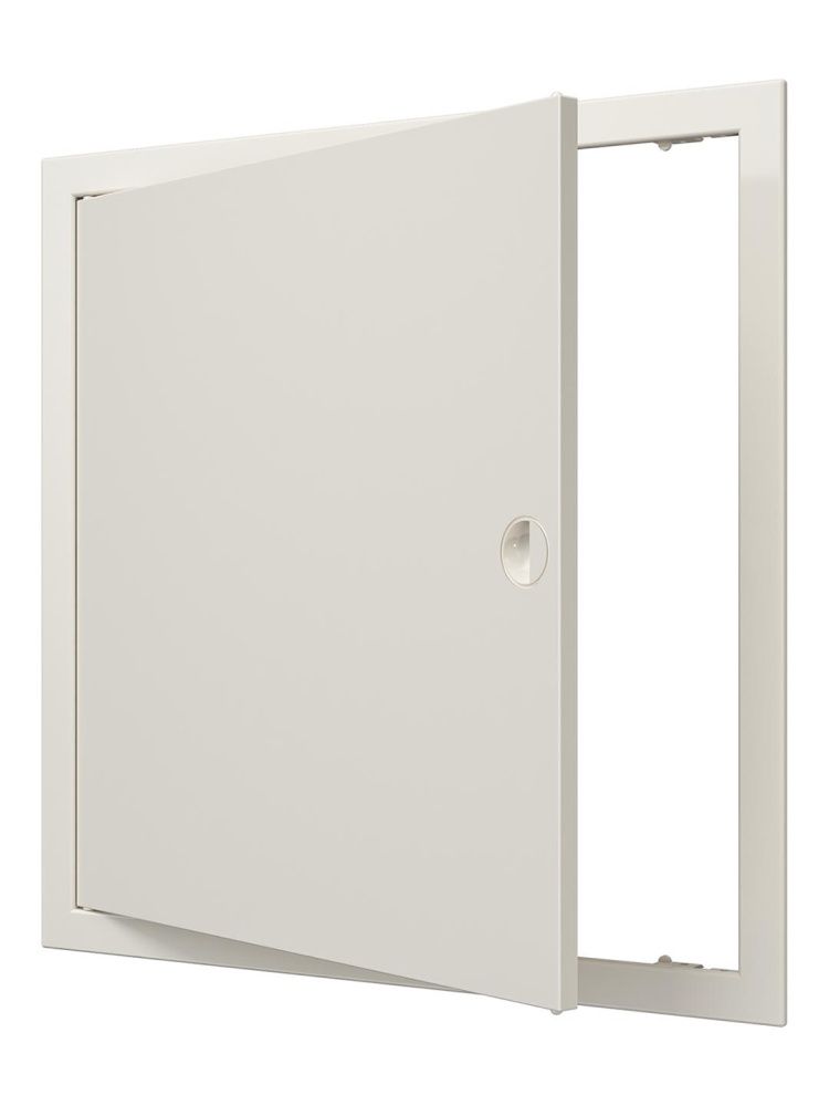 Люк ревизионный ЛР фланец 396х396  ручка 418х418 пластик Ivory EVECS