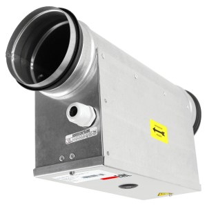 Электрический нагреватель для круглых каналов ZILON ZEA 400-12/3