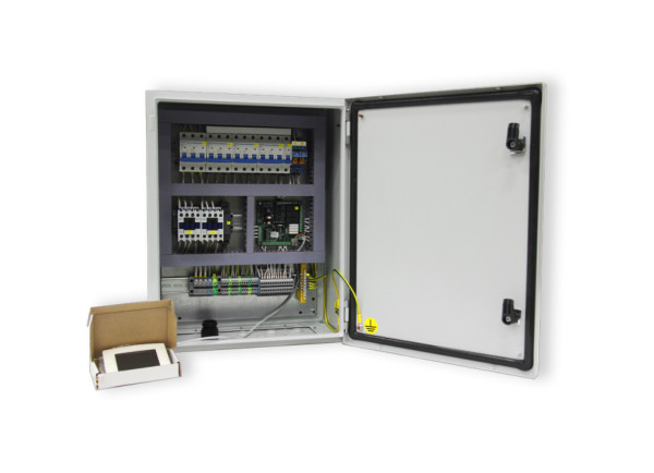 Щит управления с выносным пультом DMXGT/11кВт/V/Fi/HW/CW/CF/HE.3х26кВт/M-IP65